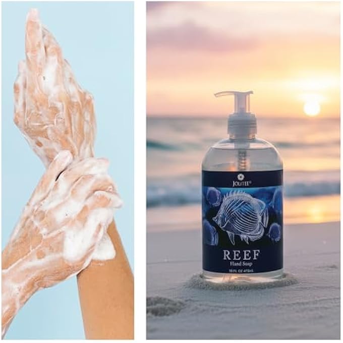 Jolitee (HAND SOAP) - REEF LUXURY SHEA AND COCOA BUTTER WITH SEA KELP EXTRACT (HAND SOAP) - Image 3